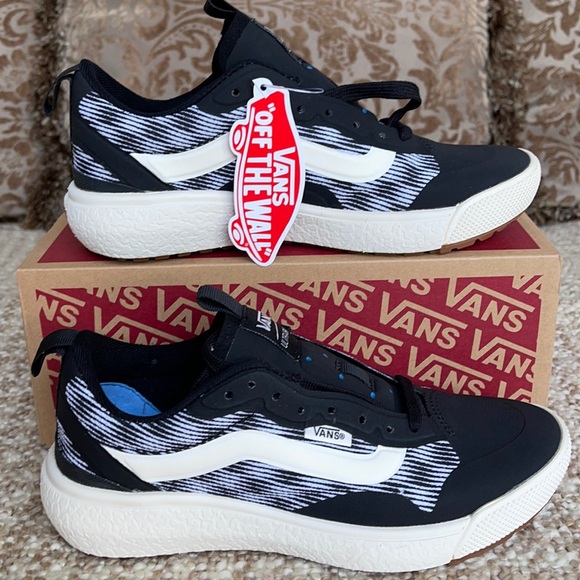 Vans Ultrarange Exo Blur Checker Black/MarshmallwW - Picture 1 of 16
